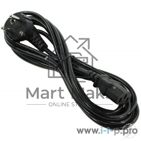 Кабель компьютер-розетка Aopen (ACE021-3M) 3 метра 220V (EURO) <VDE> 3G*0,5mm2