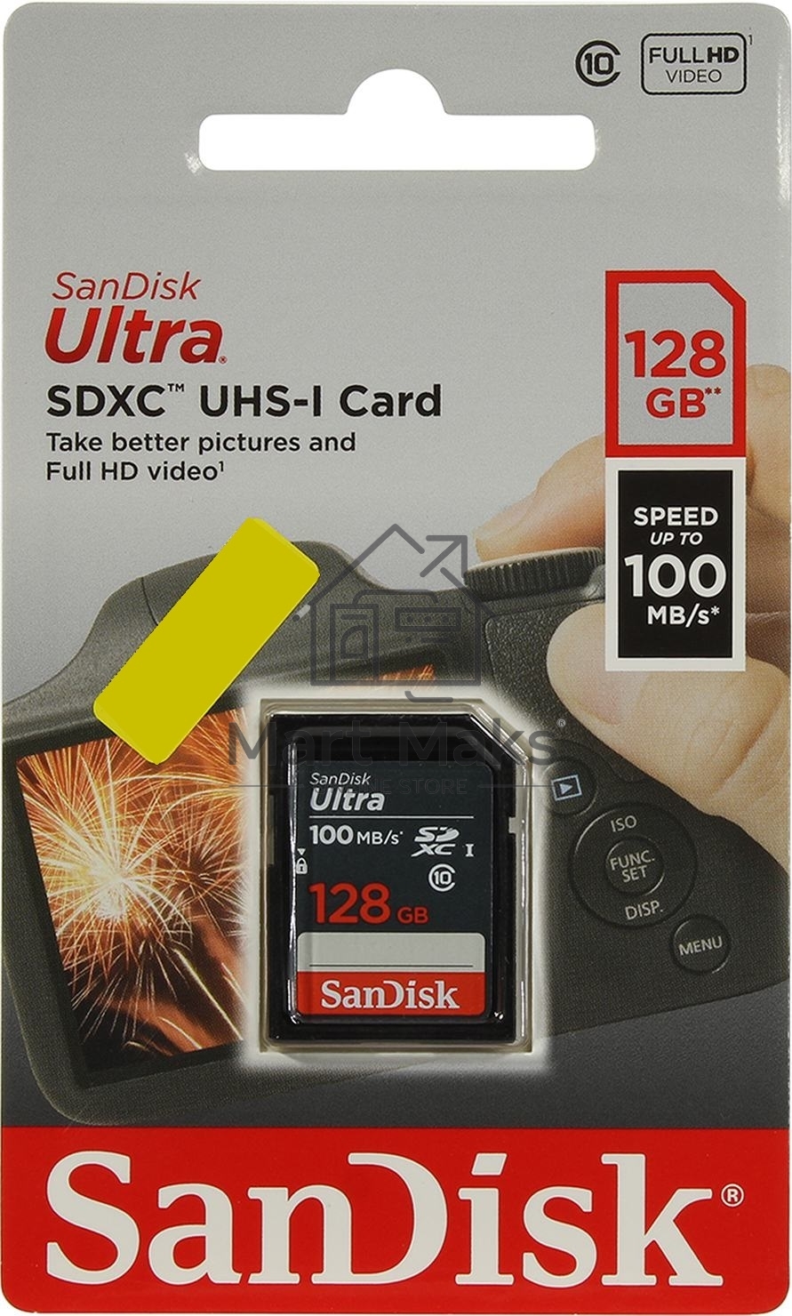 Карта памяти SDXC 128GB UHS-I SDSDUNR-128G-GN3IN SANDISK