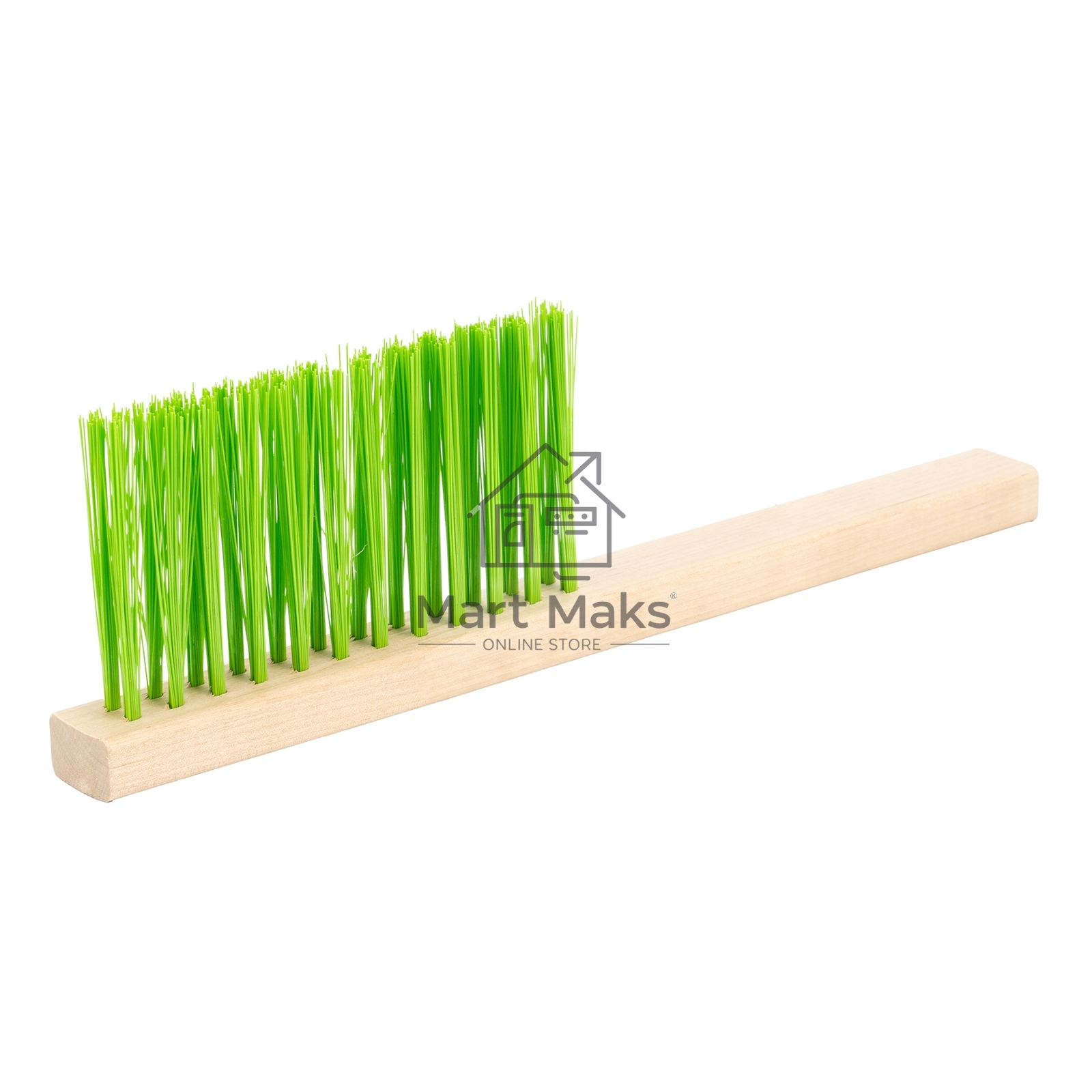 Щетка-сметка 2-рядная Сибртех 280 мм, деревянная ручка 84629