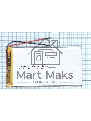 Аккумулятор Li-Pol (батарея) 3*60*110мм 2pin 3.7V/3500mAh