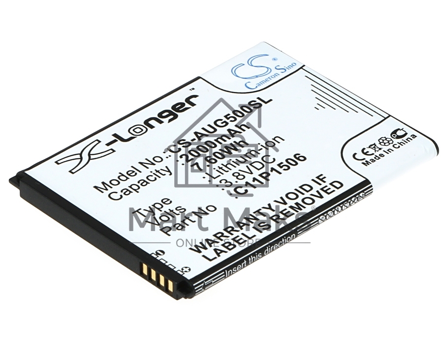 Аккумулятор CameronSino CS-AUG500SL C11P1506 для ASUS ZenFone Go (ZC500TG)3.8V / 2000mAh / 7.60Wh