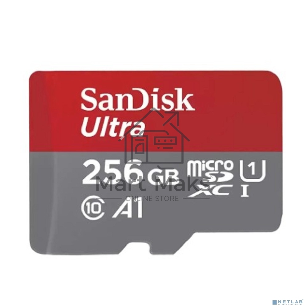 Флеш карта microSD 256GB SanDisk microSDXC Class 10 Ultra UHS-I U1 A1 120MB/s