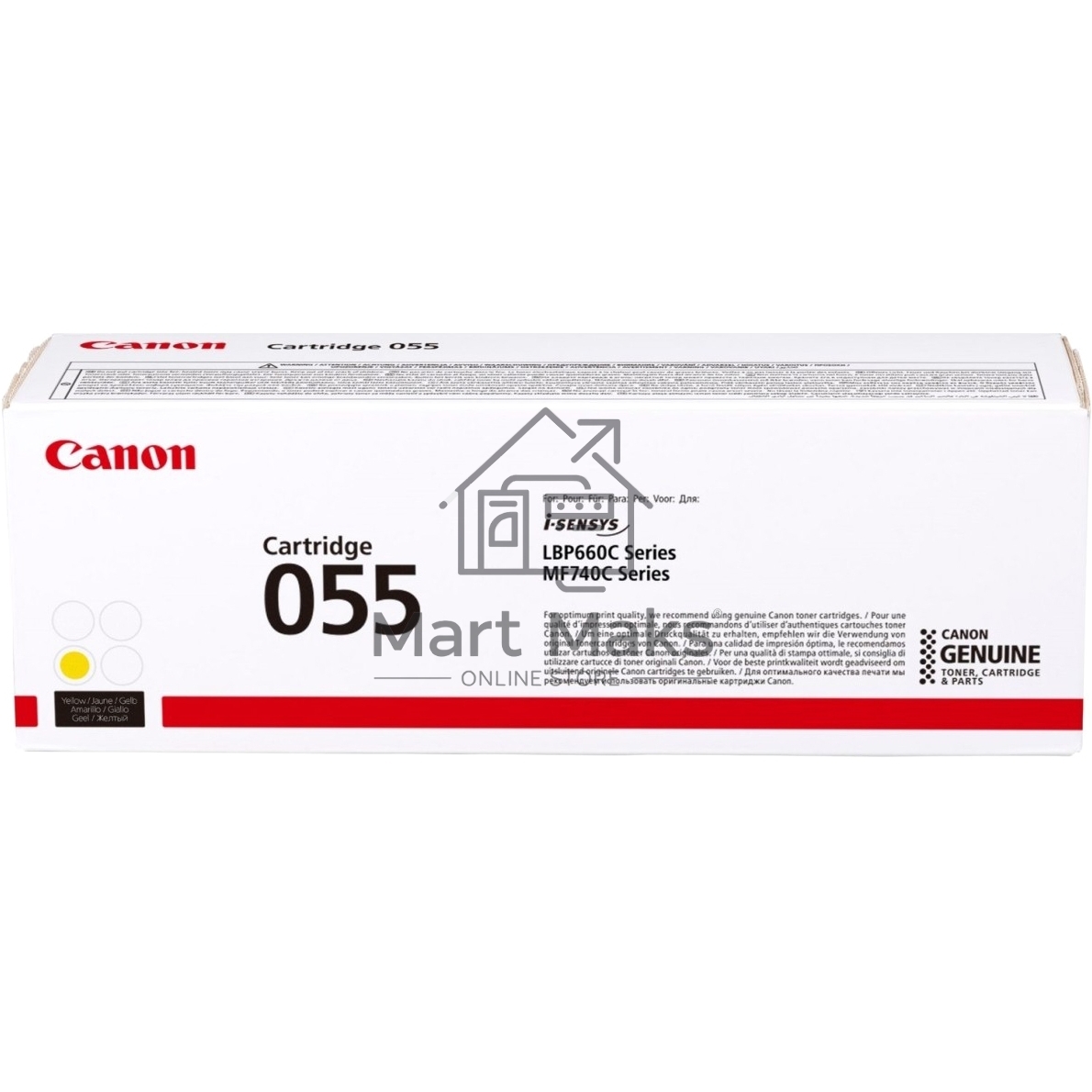 Картридж лазерный Canon 055 Y 3013C002 желтый (2100 стр.) для Canon MF746Cx/MF744Cdw/MF742Cdw/LBP664Cx/663Cdw