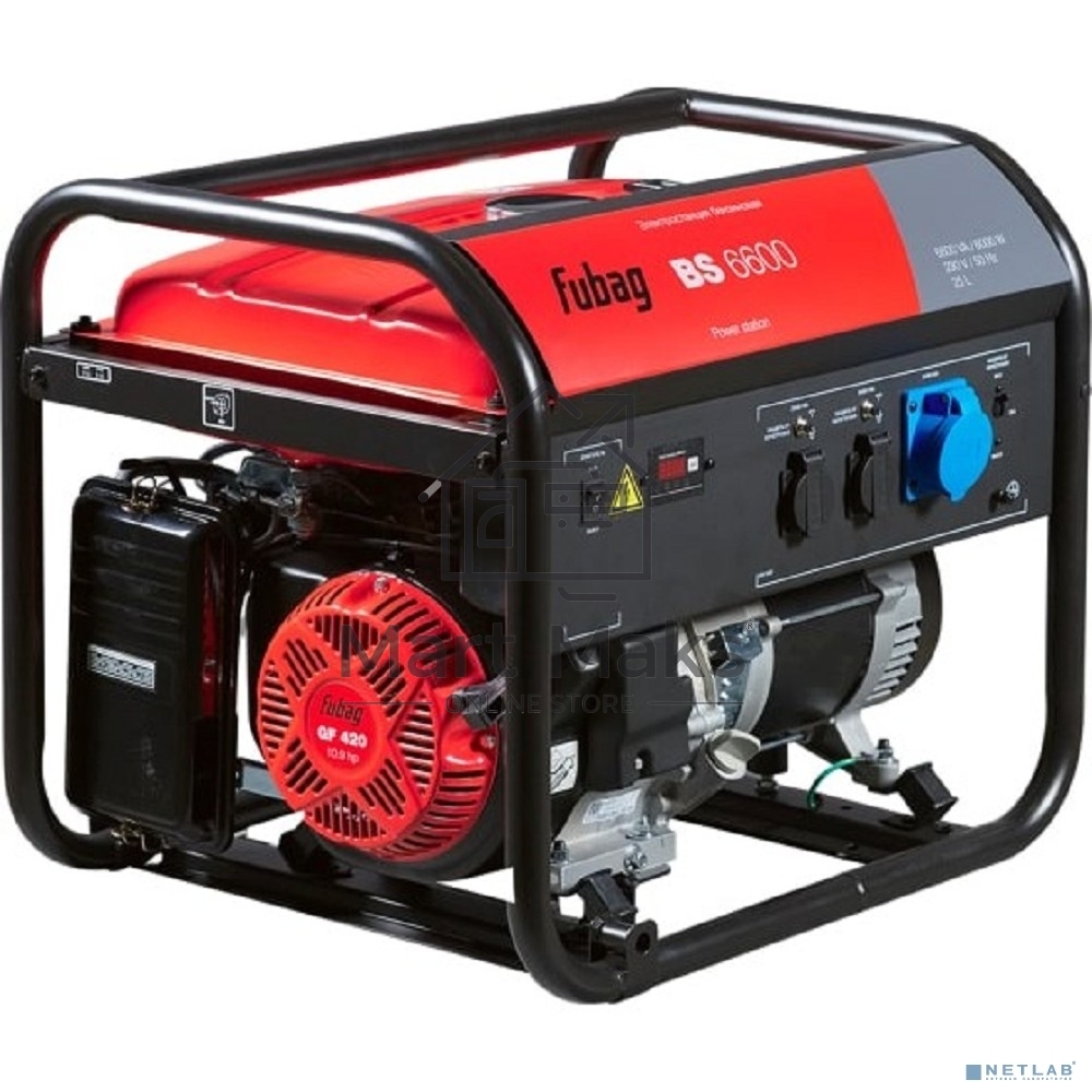Электрогенератор бензиновый FUBAG BS 6600, 6 кВт, 78 дБ, 86 кг
