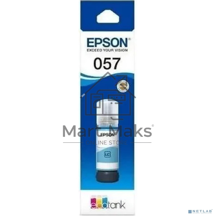Чернила Epson 057 C13T09D598 светло-голубой 70мл для Epson L18050