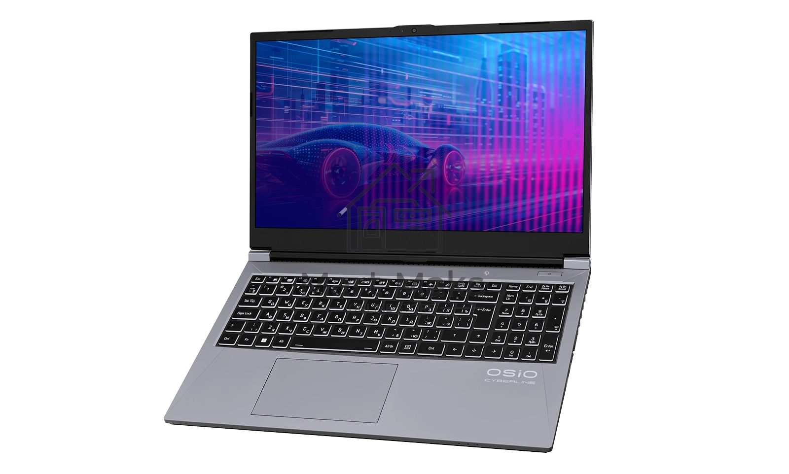 Ноутбук OSIO CyberLine C150i-002 серый i5-12600H /NVidia RTX 4050/16/512/NoOS/(Ghz)/Gb/Ext: + не МПТ