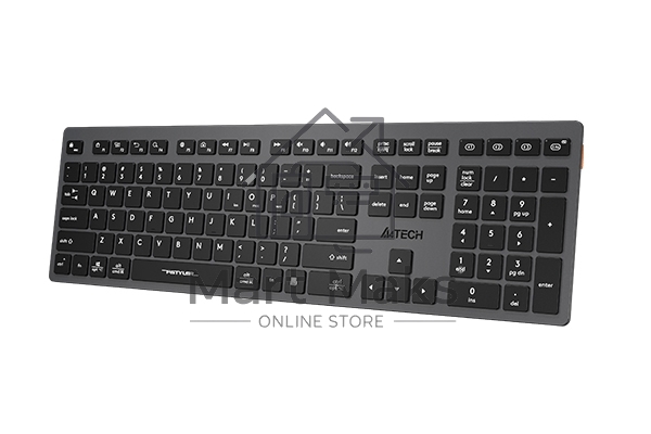 Клавиатура беспроводная A4Tech Fstyler FBX50C, USB, Bluetooth/Радиоканал, серый