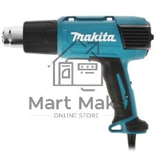 Фен Makita HG 6031 VK 1800Вт 250-500л/мин с регулировкой, с насадками, кейс