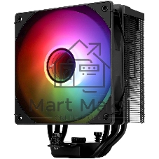 Устройство охлаждения(кулер) Thermalright Assassin Spirit 120 Vision ARGb Soc-AM5/AM4/1200/1700/1851 черный 4-pin 27dB Al+Cu LCD Ret (AS120-VISION-BL-ARGb)