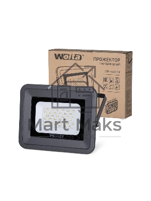 Светодиодный прожектор WOLTA WFL-50W/06  5500K 50 W SMD IP 65 цвет серый слим