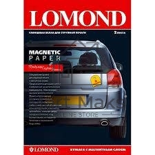 Бумага Lomond глянцевая, для изготовления магнитных стикеров, А3, 660г/м2, 530мкм, 2 листа.