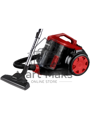 Пылесос Centek CT-2536 черный/красный, 420/2400 Вт, уборка сухая, пылесборник контейнер 2 л