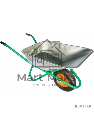 Тачка садово-строительная, усиленная, грузоподъемность 200 кг, объем 90 л Palisad