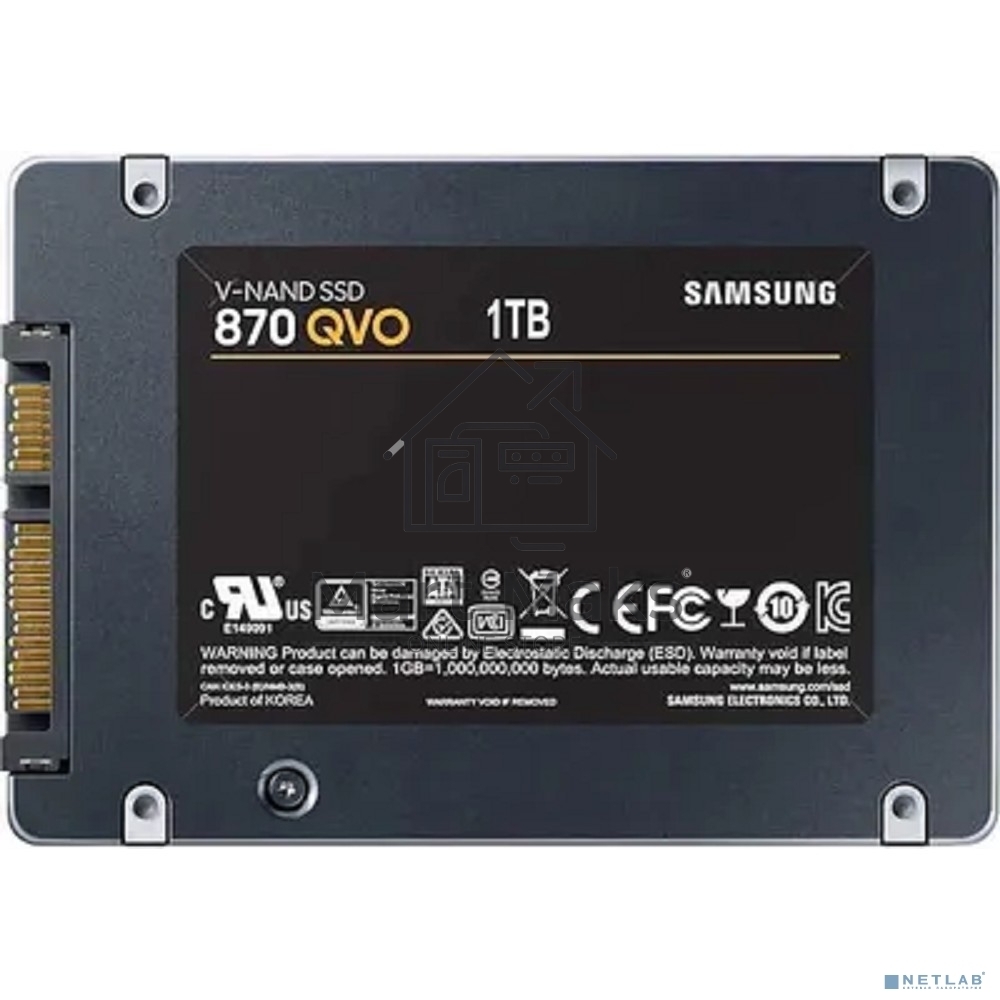 Накопитель SSD Samsung 870 QVO, 1TB, SATA III, 2.5
