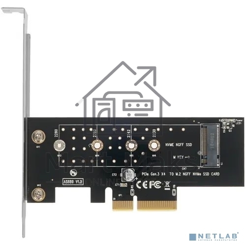Адаптер AgeStar AS-MC01 PCI-E для M.2 NGFF SSD