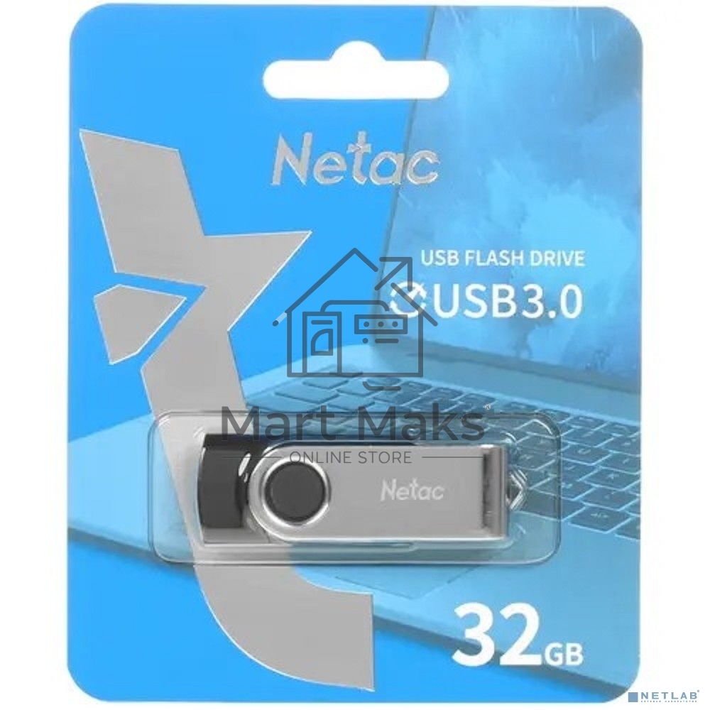 Флешка USB R/W R/W Netac U505 32Gb <NT03U505N-032G-30BK>, USB3.0