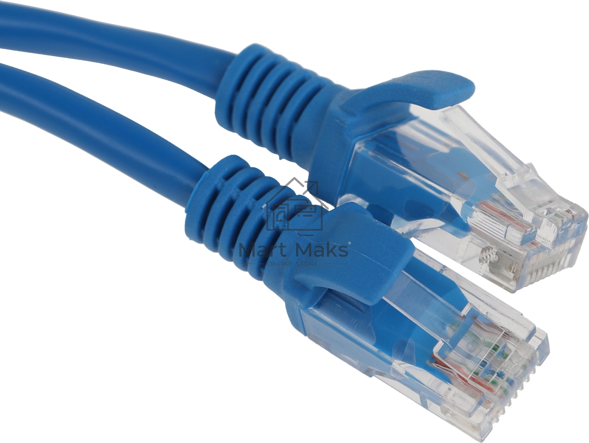Патч-корд Premier PP12-5M/B 1000Gbит/с UTP 4 пары cat5E CCA molded 5м синий RJ-45 (m)-RJ-45 (m)