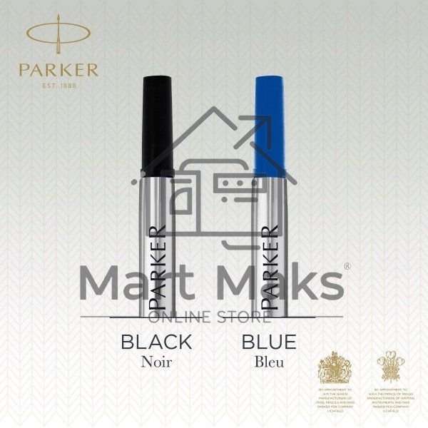 Стержень роллер Parker Quink Z01 (CW1950325) M 0.7мм, черные чернила, блистер (2шт)