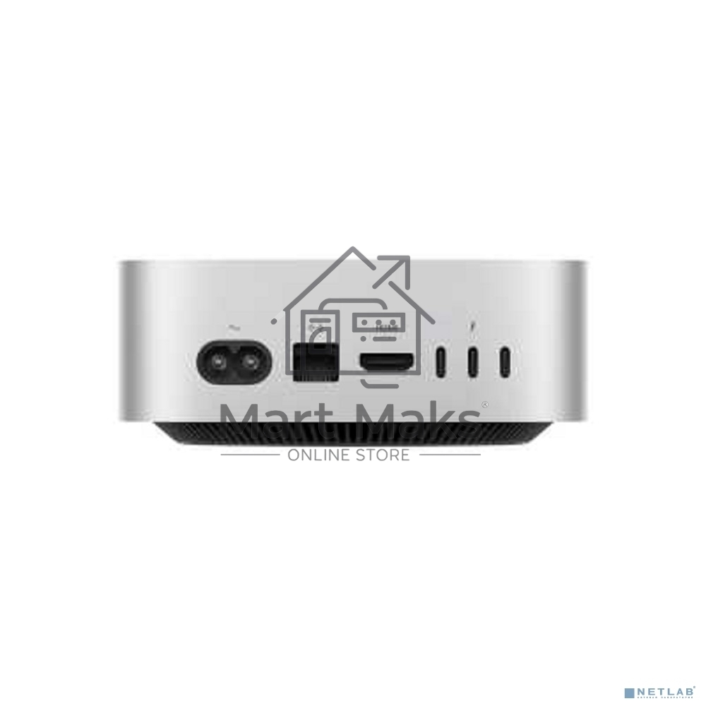 Компьютер Apple Mac Mini 2024 MU9E3LL/A серебристый M4 10C CPU 10C GPU/16Gb/512Gb SSD/рекоменд.переходник 1979059 (A3238 США)