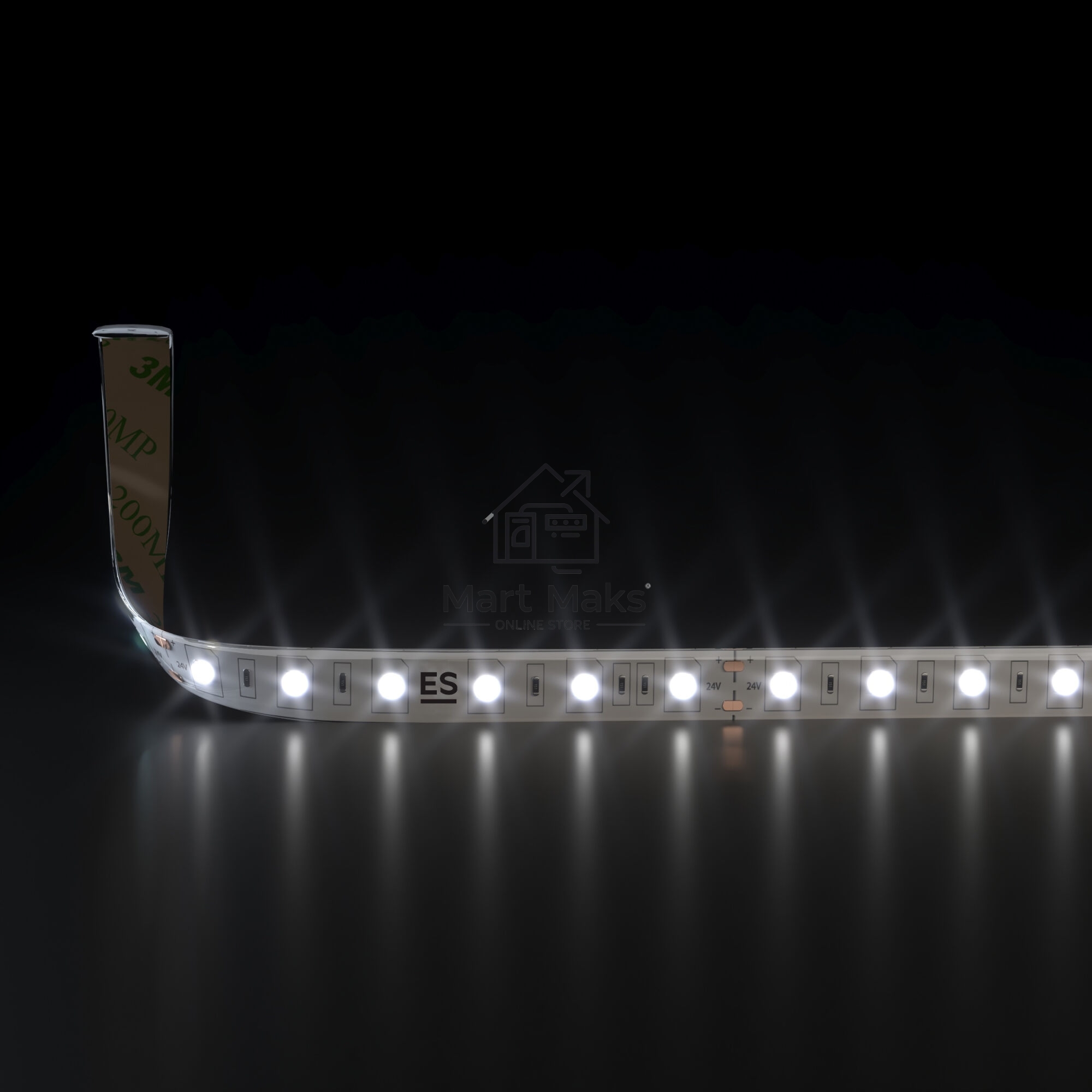 Лента светодиодная 5050 24V 60Led 14,4W IP65 / 60Led 14,4W IP65 4200K дневной белый