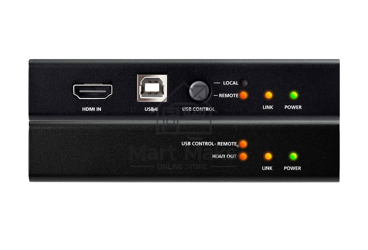 КВМ улинитель USB True 4K HDMI Cat 6 (4K @ 70 m / FHD @ 100 m)/ USB True 4K HDMI Cat 6 KVM Extender (4K @ 70 m / FHD @ 100 m)