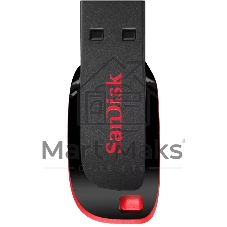 Флешка USB Sandisk CZ50 Cruzer Blade (SDCZ50-016G-B35), 16Gb, USB 2.0, R/W 15/4, черный/красный