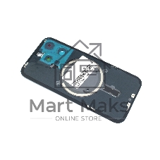Задняя крышка (стекло) для iPhone 15 Pro (A3102) в сборе со стеклом камеры черная