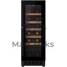 Винный шкаф LEX LWD3020BL черный, 56 л, 1 отсек, 20 бут.