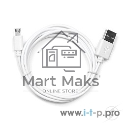 Кабель USB 2.0 Pro Cablexpert CC-mUSB2-AMBM-6W, AM/microBM 5P, 1.8м, экран, белый, пакет