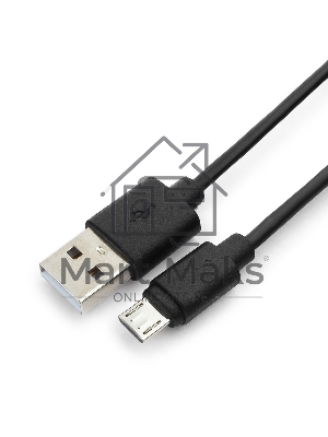 Кабель USB 2.0 Pro Гарнизон GCC-mUSB2-AMBM-0.3M, AM/microBM 5P, 0.3м, пакет