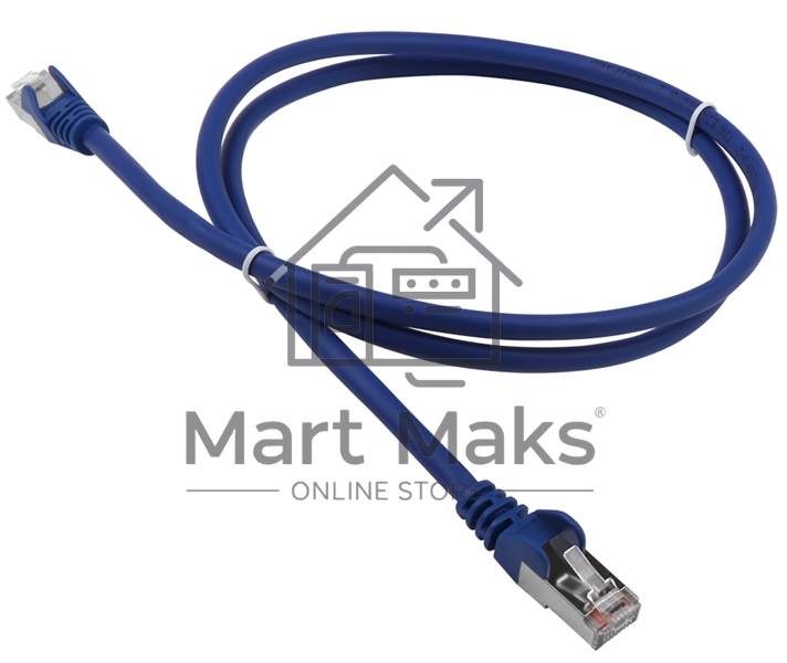 Патч-корд LANMASTER LSZH FTP кат.5e, 5.0 м, синий