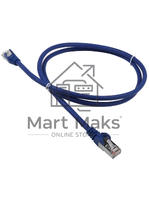 Патч-корд LANMASTER LSZH FTP кат.5e, 5.0 м, синий
