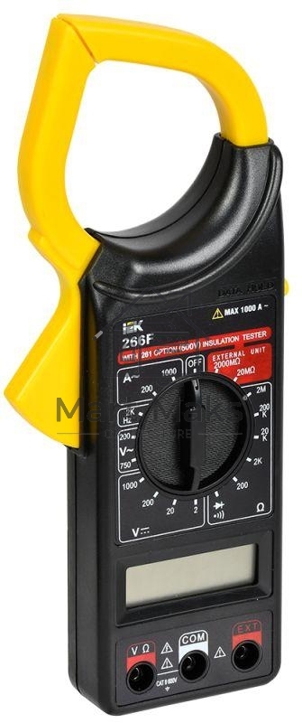 Клещи токоизм. Expert 266F ИЭК TCM-1F-266