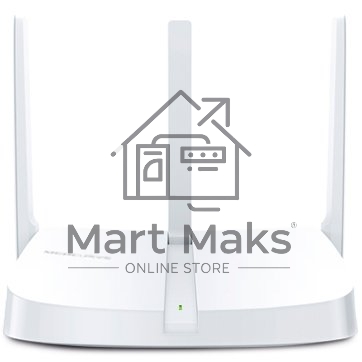 Маршрутизатор Mercusys MW305R Wi-Fi роутер 300 Мбит/с 2,4 ГГц, 1 порт WAN 10/100 Мбит/с + 4 порта LAN 10/100 Мбит/с, 2 фиксированные антенны