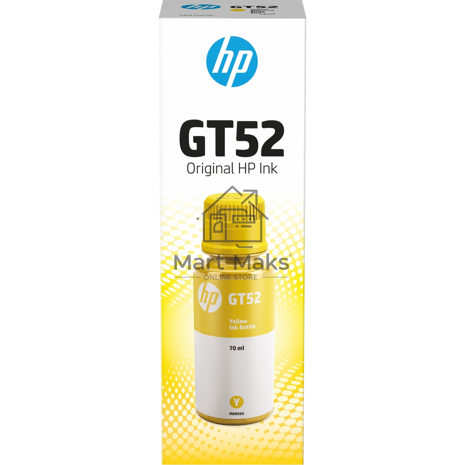 Картридж струйный HP GT52 M0H56AE желтый, 8000 стр. (70 мл.), для HP DJ GT 5810/5820