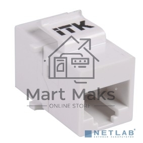 Проходной адаптер кат.5E UTP, RJ45-RJ45, тип Keystone Jack CS7-1C5EU ITK