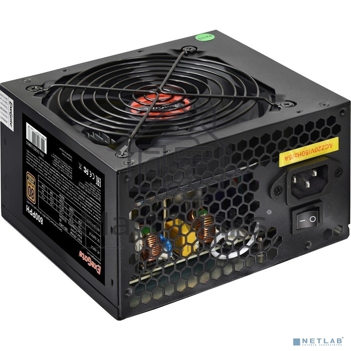 Блок питания ExeGate 800PPH-OEM (EX282156RUS-OEM), 800Вт, 80 PLUS Bronze, 120мм, черный