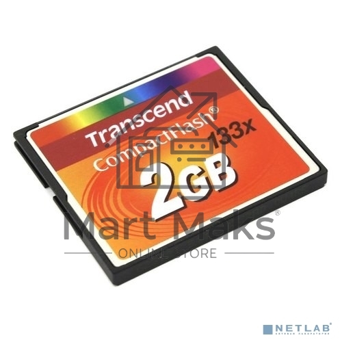Флеш карта CF 2Gb 133x Type I Transcend (TS2GCF133)