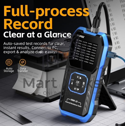 Тестер внутреннего сопротивления батареи FNIRSI HRM-10