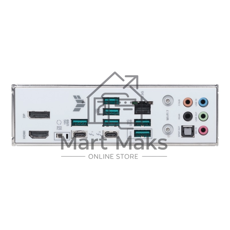 Материнская плата ASUS TUF GAMING Z890-PRO WIFI, LGA 1851, Intel Z890, 4xDDR5, 4xSATA, 4xM.2, 1xPCIe 5.0 x16, 1xPCIe 4.0 x4, 2xPCIe x1, 1xHDMI, 1xDP, 2xUSB-C Thunderbolt 4, 6xUSB-A 10Gbps, 1x 2.5Gb LAN, 5x3.5 мм, 7.1, ATX