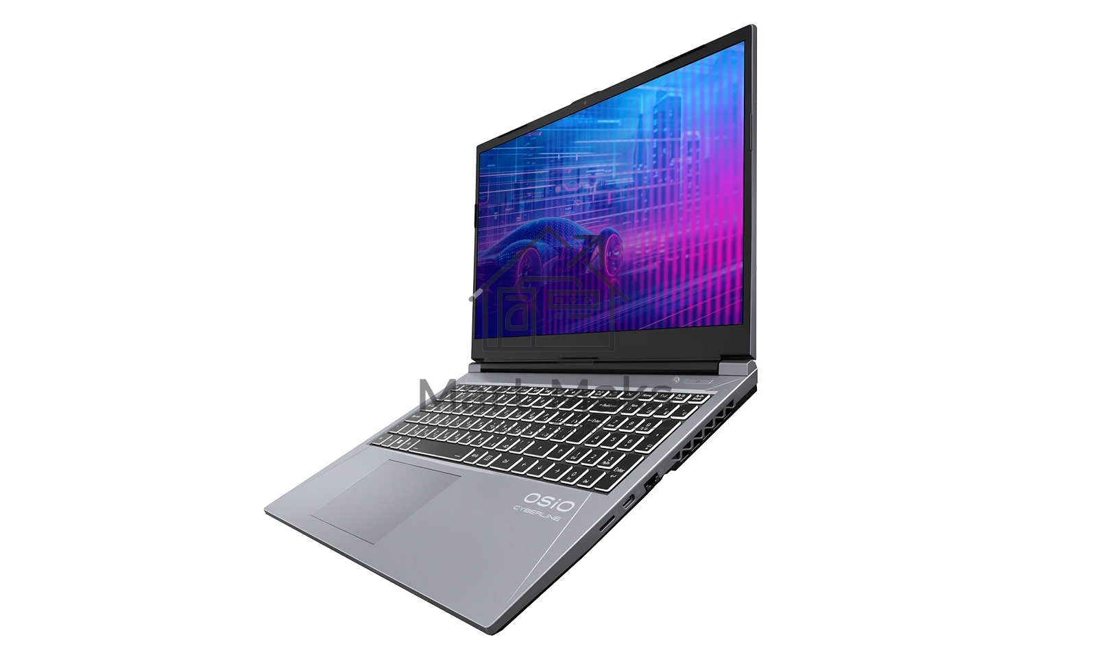 Ноутбук OSIO CyberLine C150i-002 серый i5-12600H /NVidia RTX 4050/16/512/NoOS/(Ghz)/Gb/Ext: + не МПТ