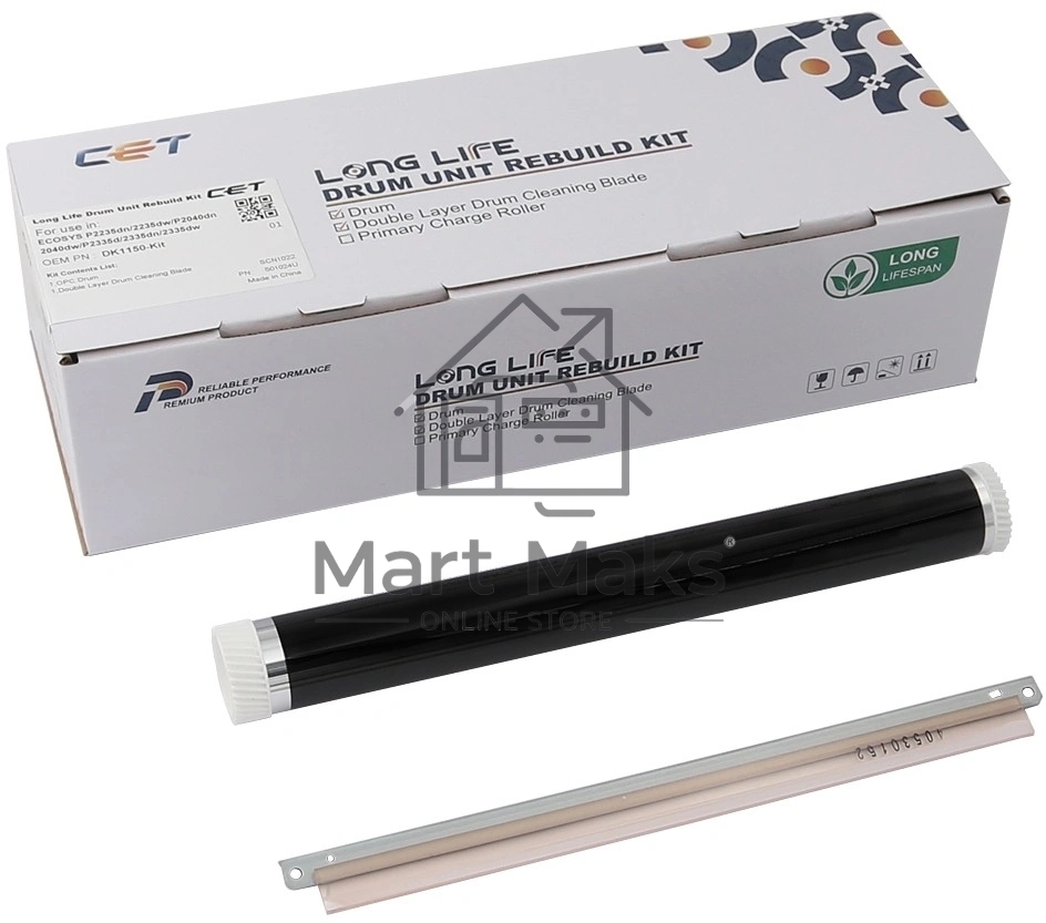 Комплект восстановления CET CET501024U (DK1150-Drum Kit) для Kyocera ECOSYS P2235dn/P2235dw/P2040dn/P2040dw
