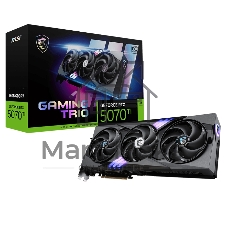 Видеокарта MSI GeForce RTX 5070 Ti Gaming Trio OC, 16 GB GDDR7, 256 bit, 3xDisplayPort, HDMI, GPU 2572 MHz