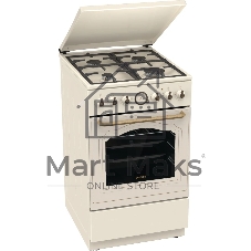 Плита комбинированная Gorenje GKS5B70CLI бежевый, конфорок 4 газовых, духовка 70 л, 50 см x 85 см x 59.4 см