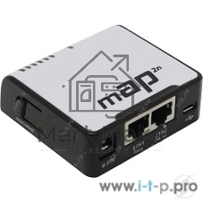 Беспроводной маршрутизатор MikroTik RBmAP2nD 802.11n 300Mbps 2.4 ГГц -1xLAN PoE белый