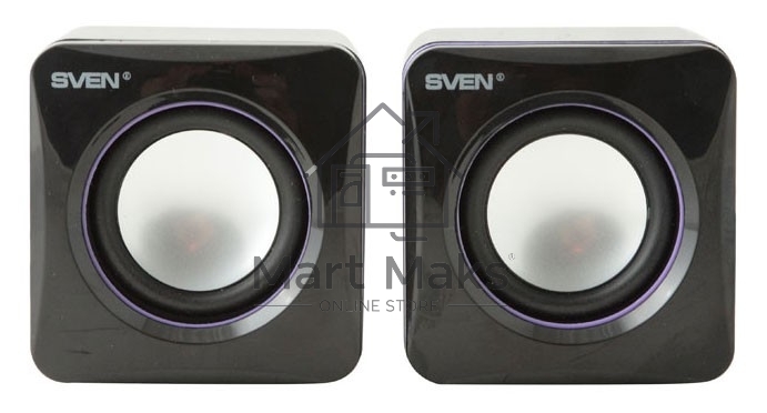 Колонки Sven 315 2.0 черный 5Вт