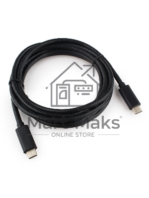 Кабель USB Cablexpert CCP-USB3.1-CMCM-2M, USB3.1 Type-C/USB3.1 Type-C, 2м, пакет