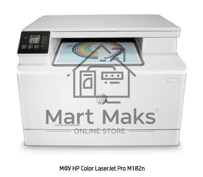 МФУ лазерный HP Color LaserJet Pro MFP M182n (7KW54A), A4, цветной, печ. до 16 стр/мин., 600 x 600 dpi (печать) 1200x1200dpi (скан.), USB, RJ-45, Air Print, Mopria