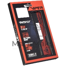 Оперативная память Patriot Viper Elite II, DDR4, 16GB (2x8 GB), 3600 MHz, CL20, DIMM, радиатор, красный, черный