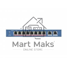 Коммутатор Hikvision DS-3E0310P-E/M, 8×100 Мбит/с PoE+ + 1×1 Гбит/с RJ45 + 1×1 Гбит/с Combo, неуправляемый
